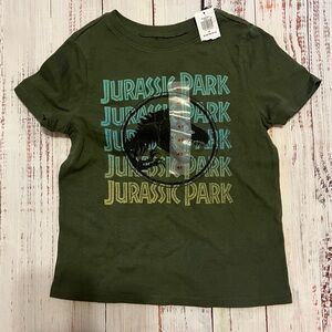 Old Navy Jurassic Park Kids Green T-Shirt size 4T NWT